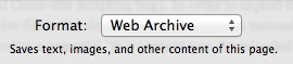 Web Archive Save