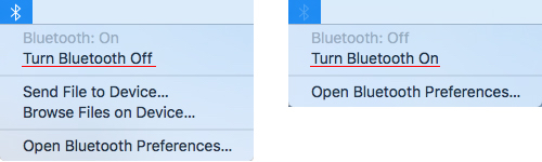 bluetooth-menu-bar-options