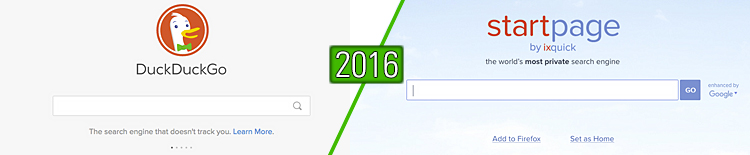 DuckDuckGo or Startpage – 2016 Update